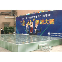 treliça de alumínio e estágio de palco e pódio podem ser feitos sob medida, fáceis de montar e desmontar, feitos em Xangai